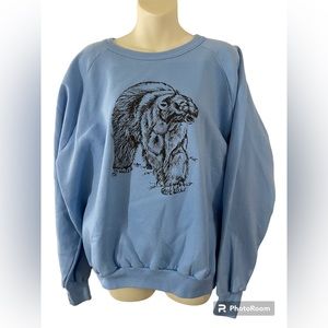 Vintage penmans sweater. Light blue. Size large. EUC